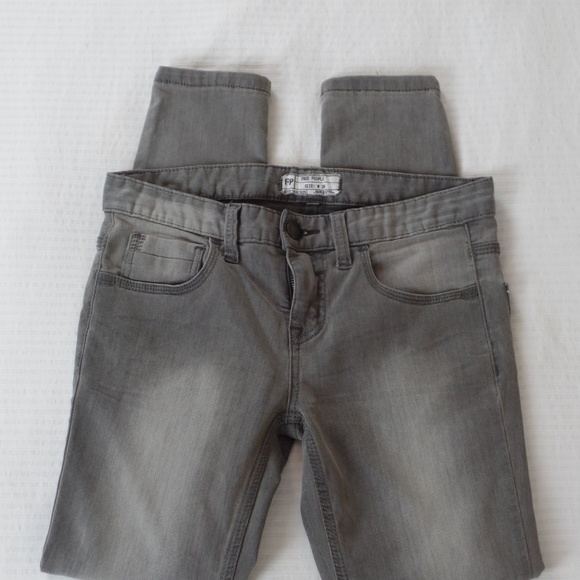 Free People Gray Wash Skinny Jeans 26 - Picture 3 of 6